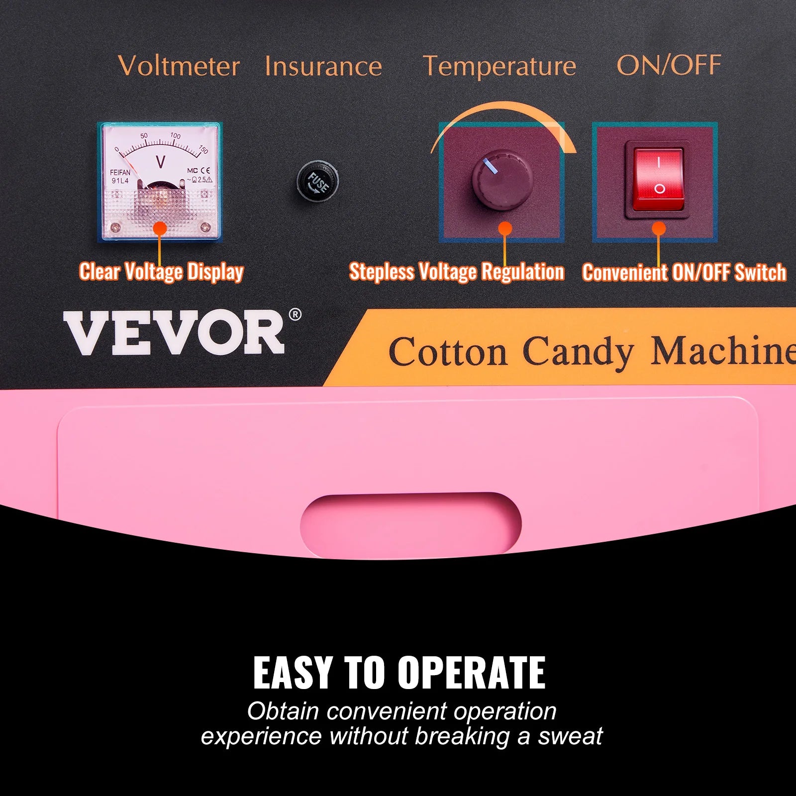 Electric Cotton Candy Machine Commercial Stainless