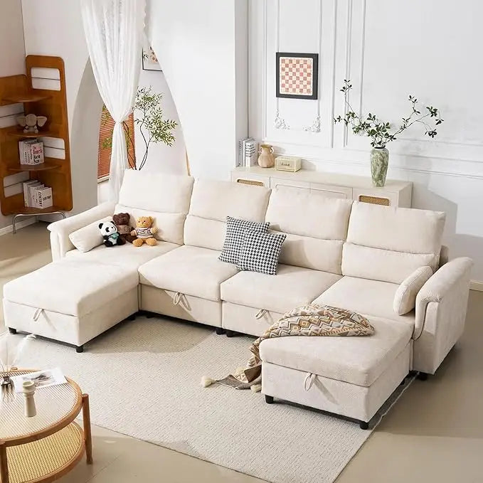 133'' Modular Sectional U-Shaped