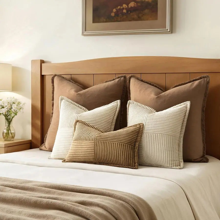 Decorative Euro Sham Pillow Covers 22x22