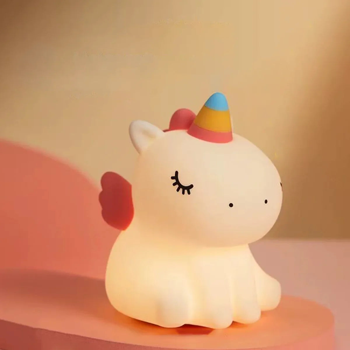 Cute Dinosaur Squishy LED Lamp