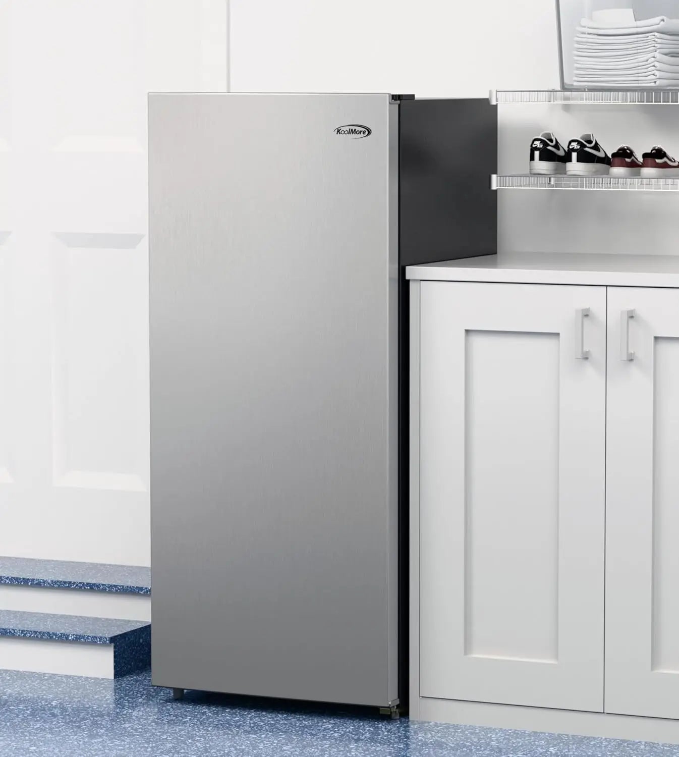 7 Cu. Ft. Convertible Freezer/Refrigerator Stainless