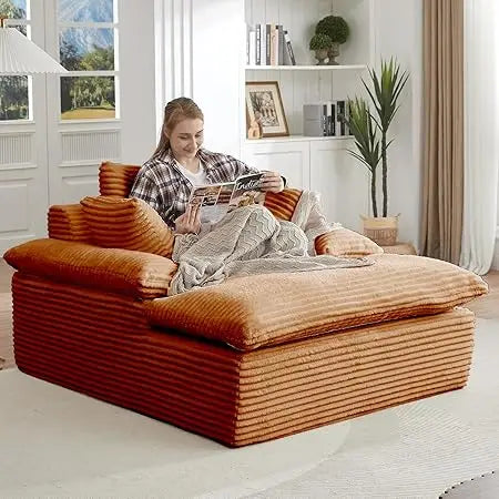 50" Oversized Chaise Lounge