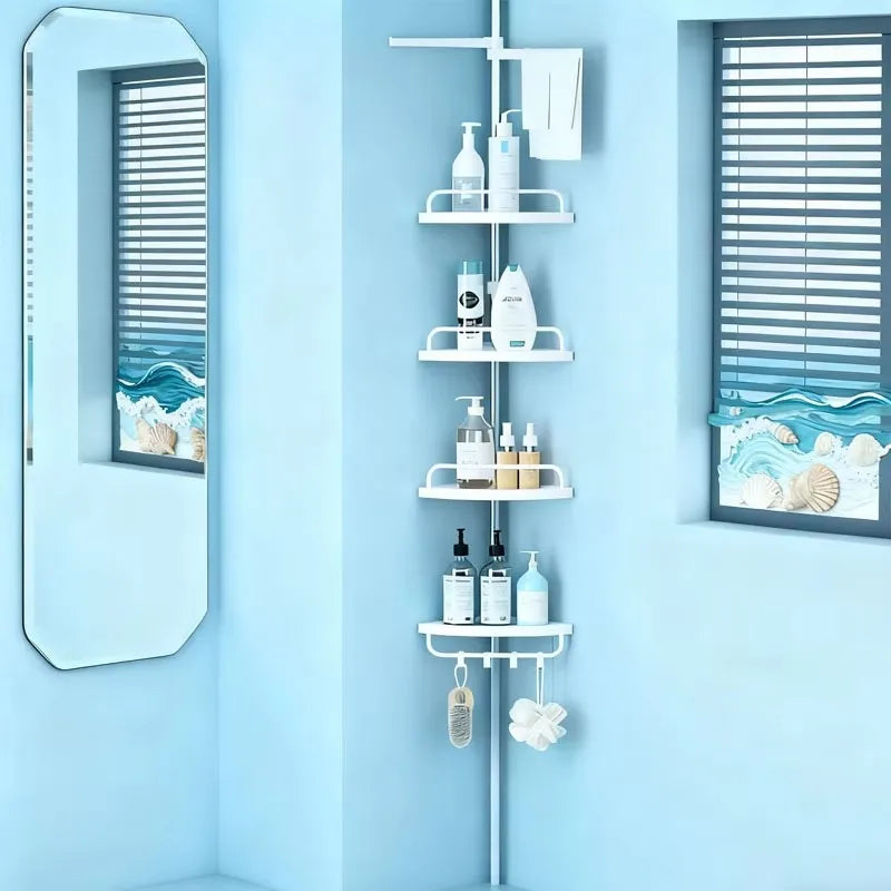 1 piece corner shower bar
