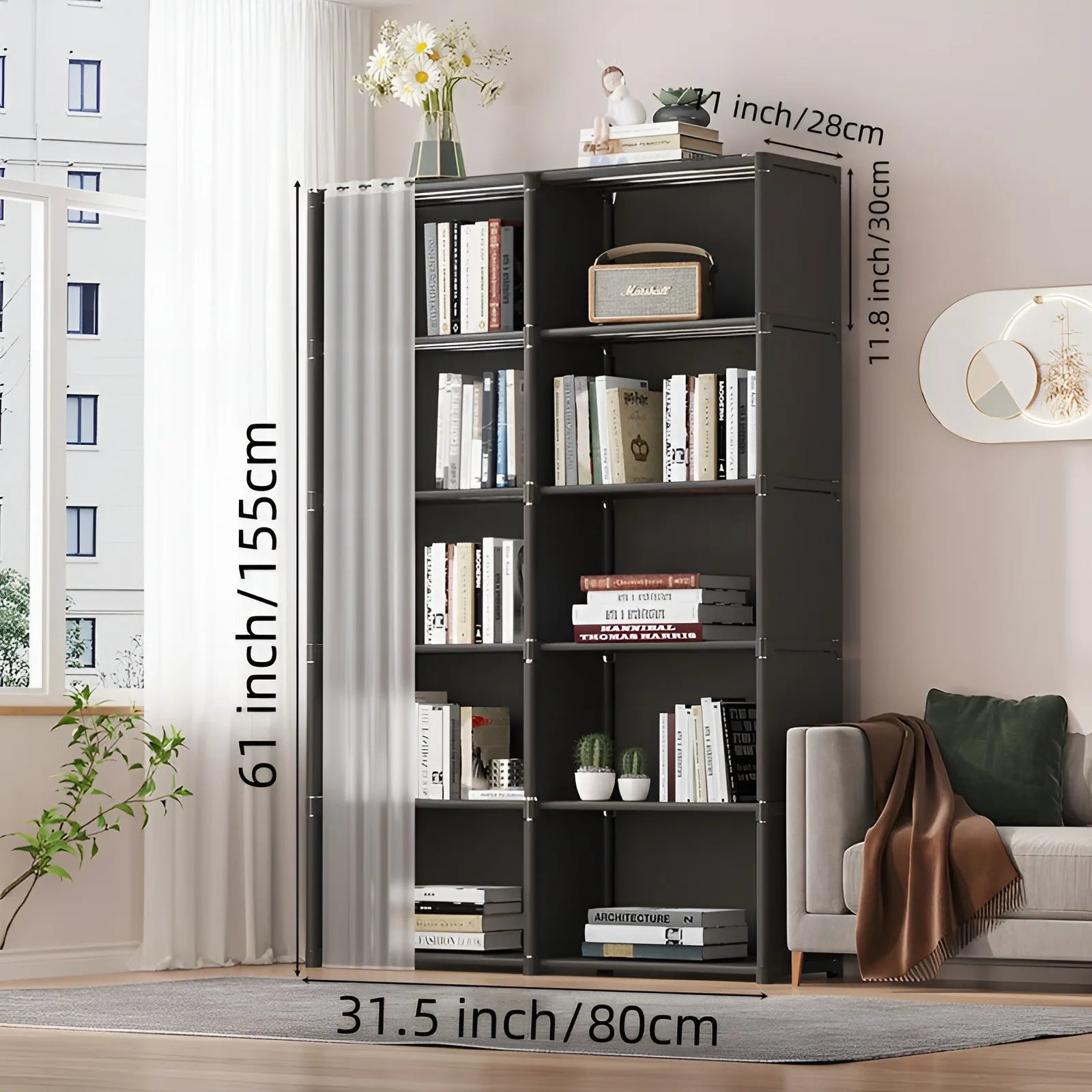 6 Shelf Wardrobe