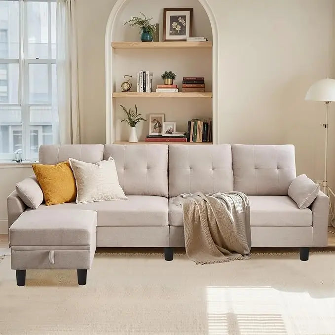 101" L-Shaped Modular Sectional