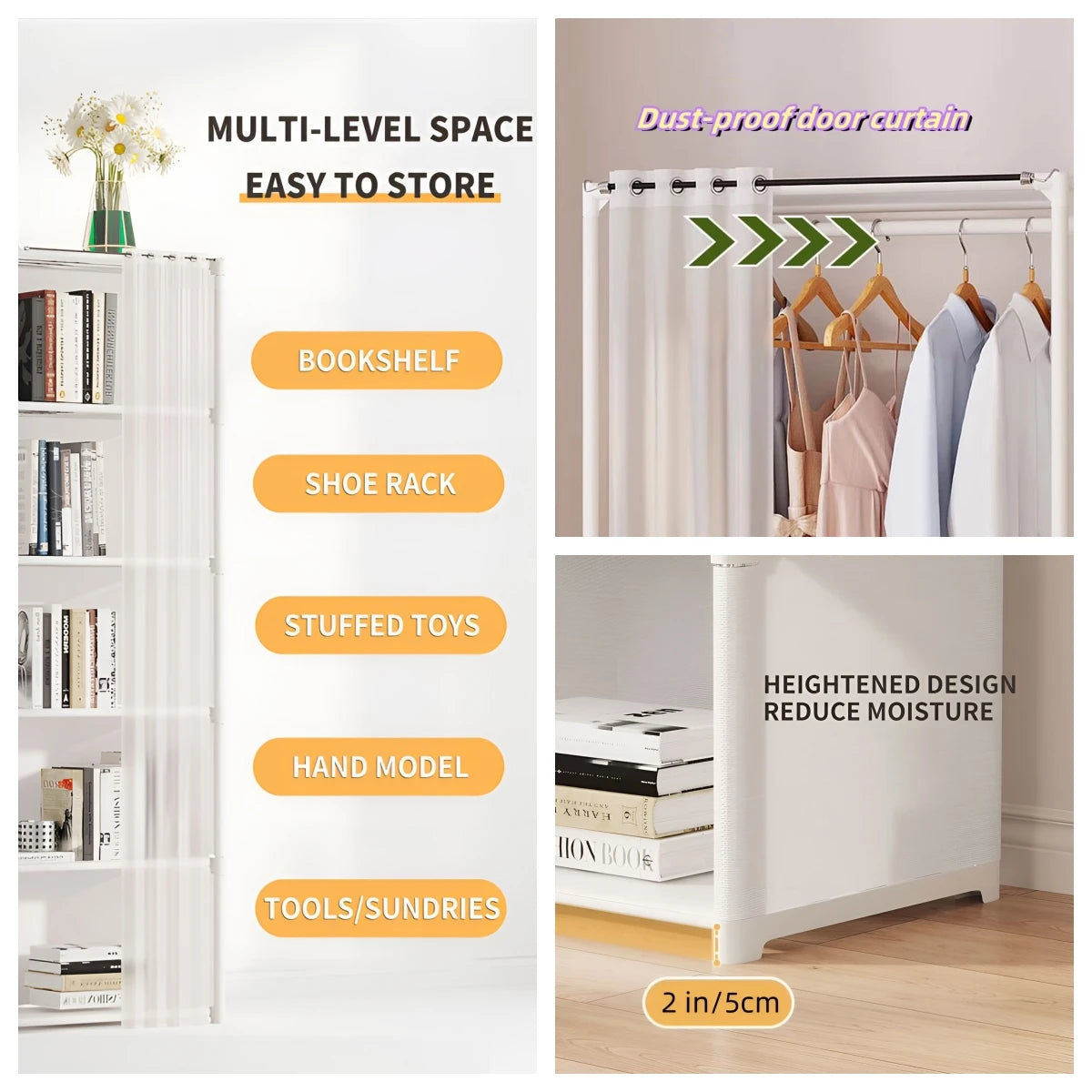 6 Shelf Wardrobe
