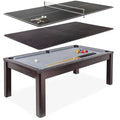 3 in 1 Pool, Dining, Table Tennis Combo, benches