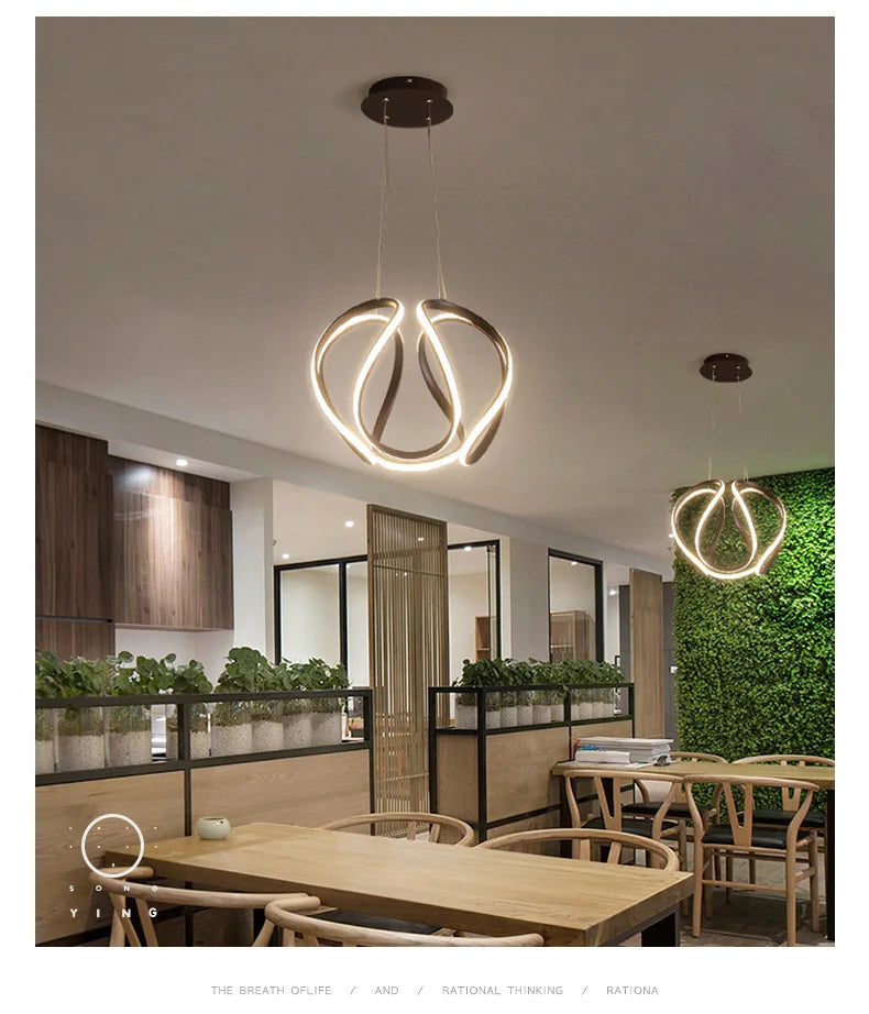 Modern Nordic LED Chandelier