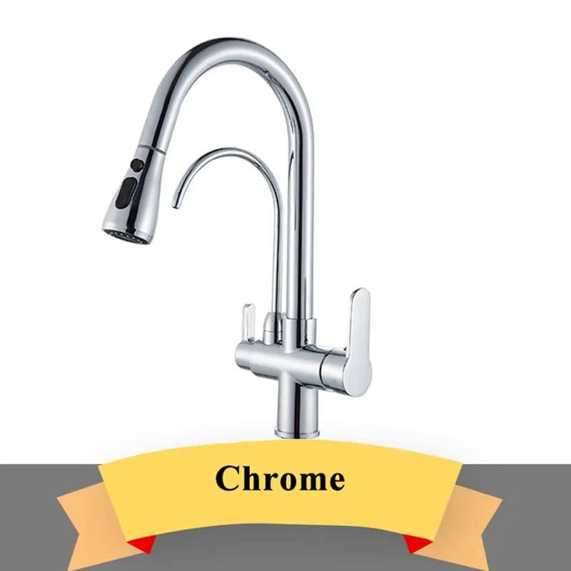 Purify Water Deck Mounted Dual Handle
