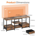 63" Wooden Stand To 75" TV