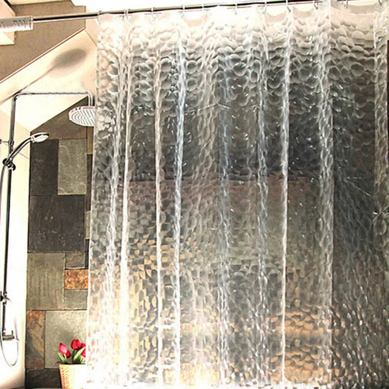 1.8x1.8m Shower Curtain Mold-proof Waterproof