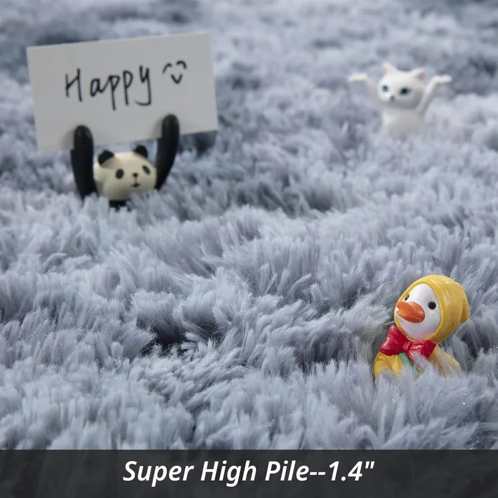 10x14 Plush Shaggy Fuzzy Faux Fur