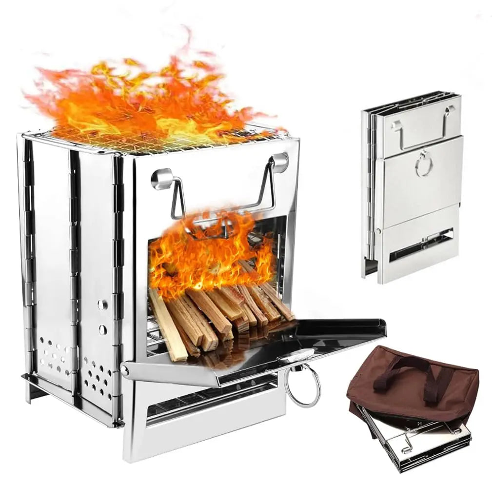 Camping Wood Burning Stove Collapsible