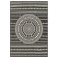 5'3"x7'3" Sunshine Anthracite Indoor/Outdoor