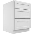 White Shaker Style RTA Base Cabinet 21W X34.5HX24D