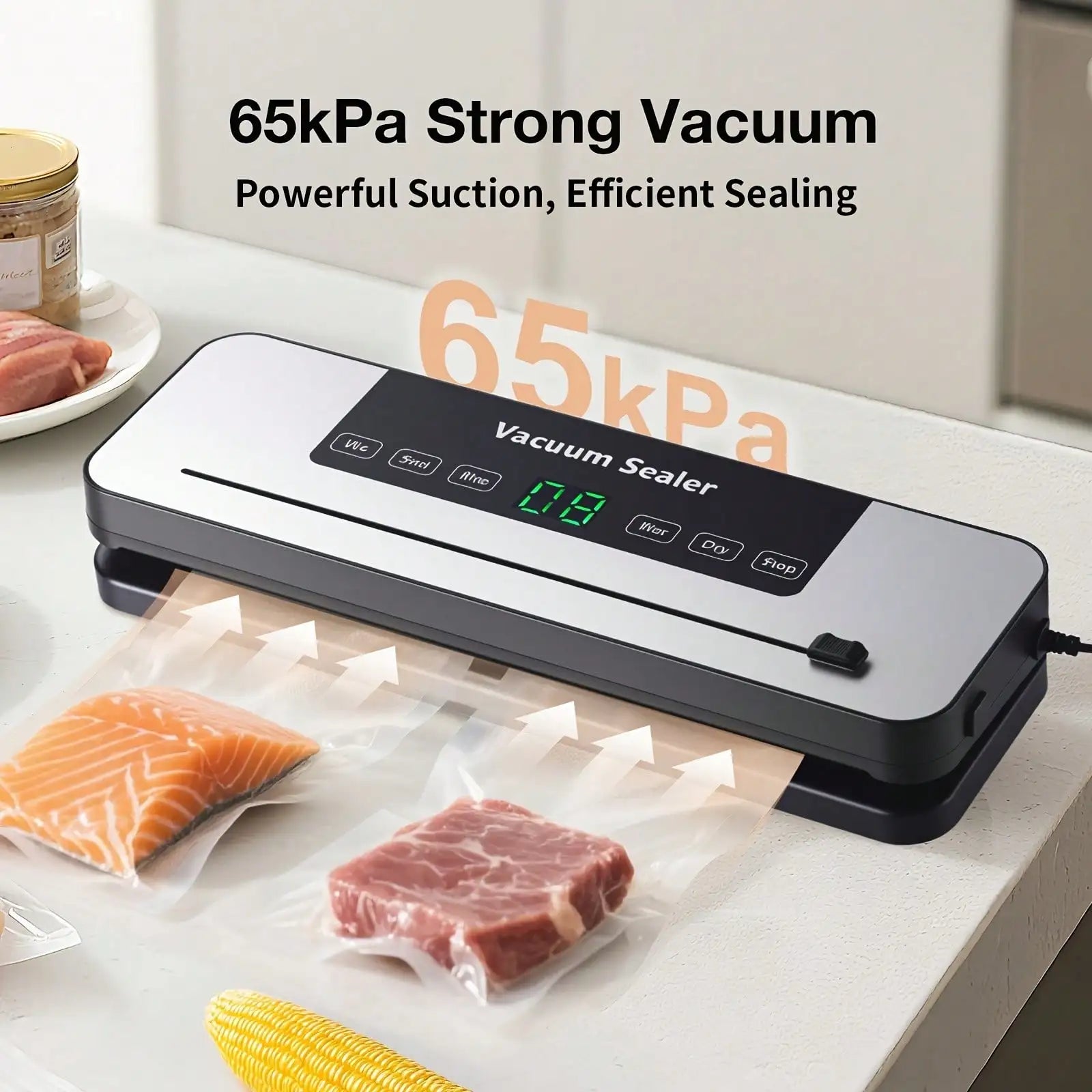 Easy-Use Vacuum Sealer Machine 2Modes