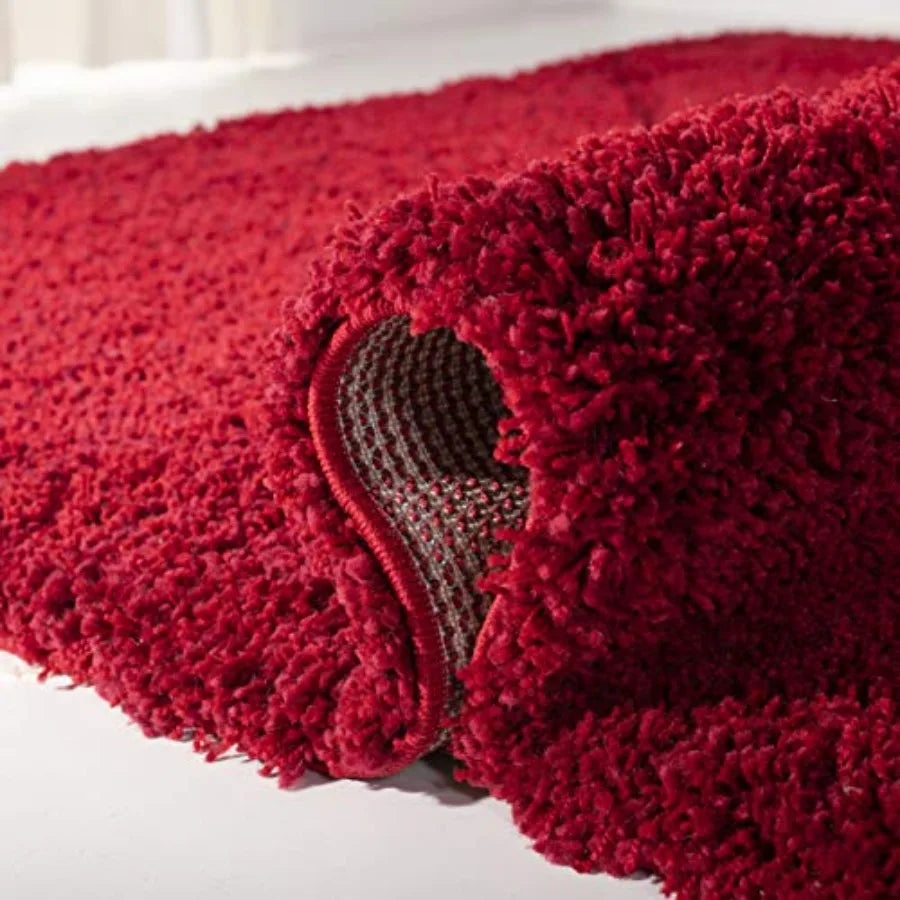 2'3"x11' Shag Runner Red Easy Care