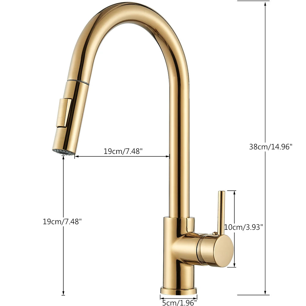 Pull Out 2-Ways Stream Sprayer