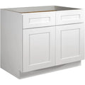 36" White Shaker RTA Base Cabinet