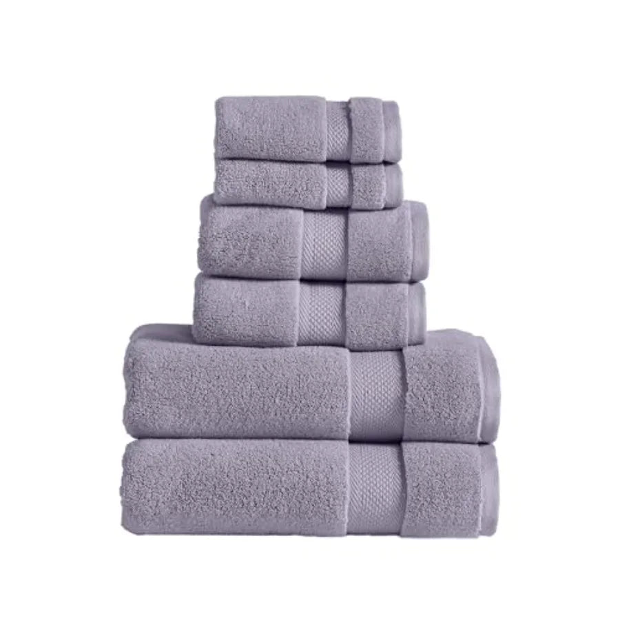 Luxury 6-Piece Quick-Dry Towel Set Plush