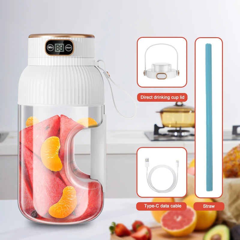 1000ML Portable Juicer Blender USB Charging