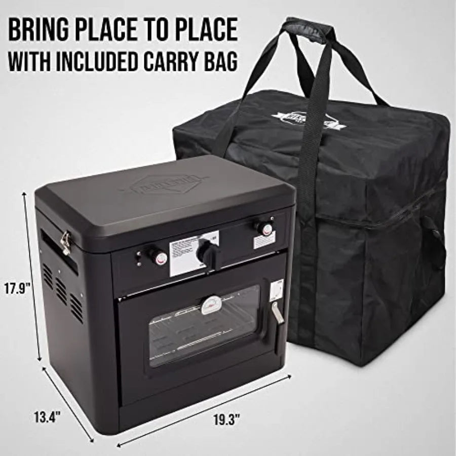 Outdoor Gas Camping Oven w/Carry Bag