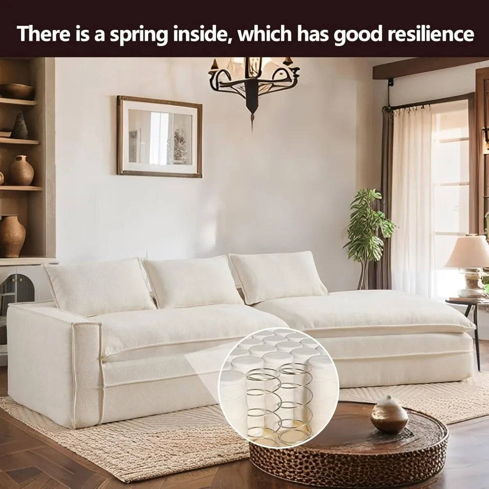 Oversized Deep Seat Cloud Couch