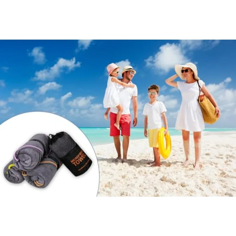 4 Pack Camping Towel Large 24" x 48"