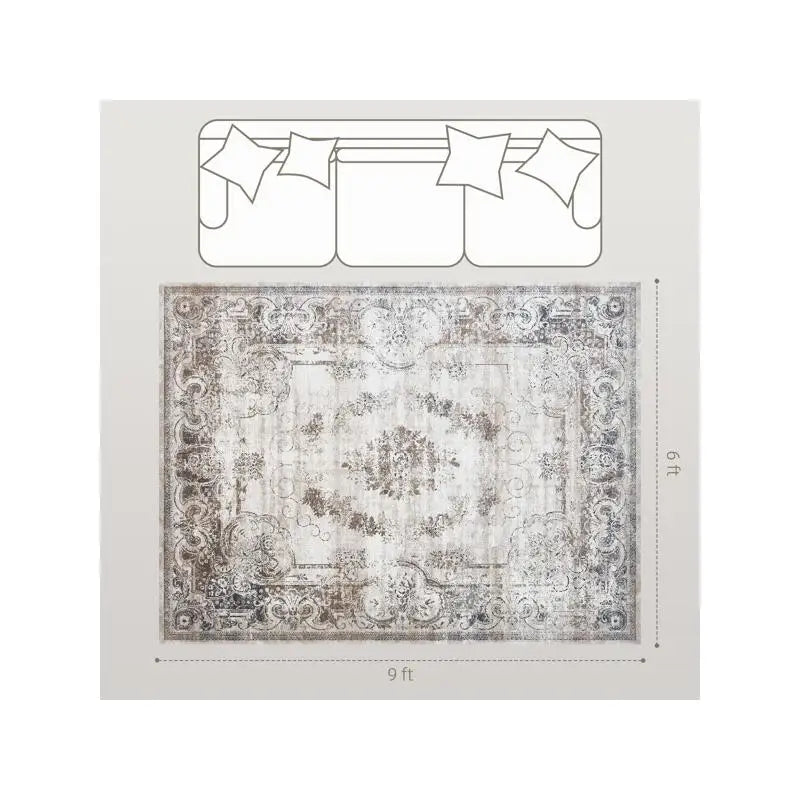 9x6 Soft Stylish Floor Mat