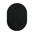 2x8 Oval Black