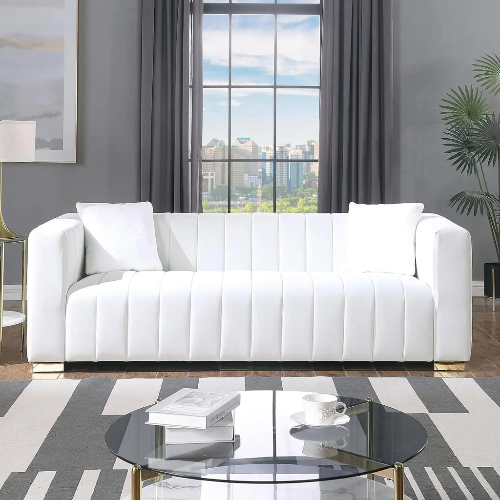 Tufted Velvet 2-Piece Sofa Set
