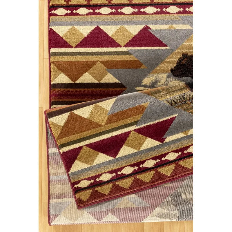 2'7"x7'3" Multi Lodge Bears