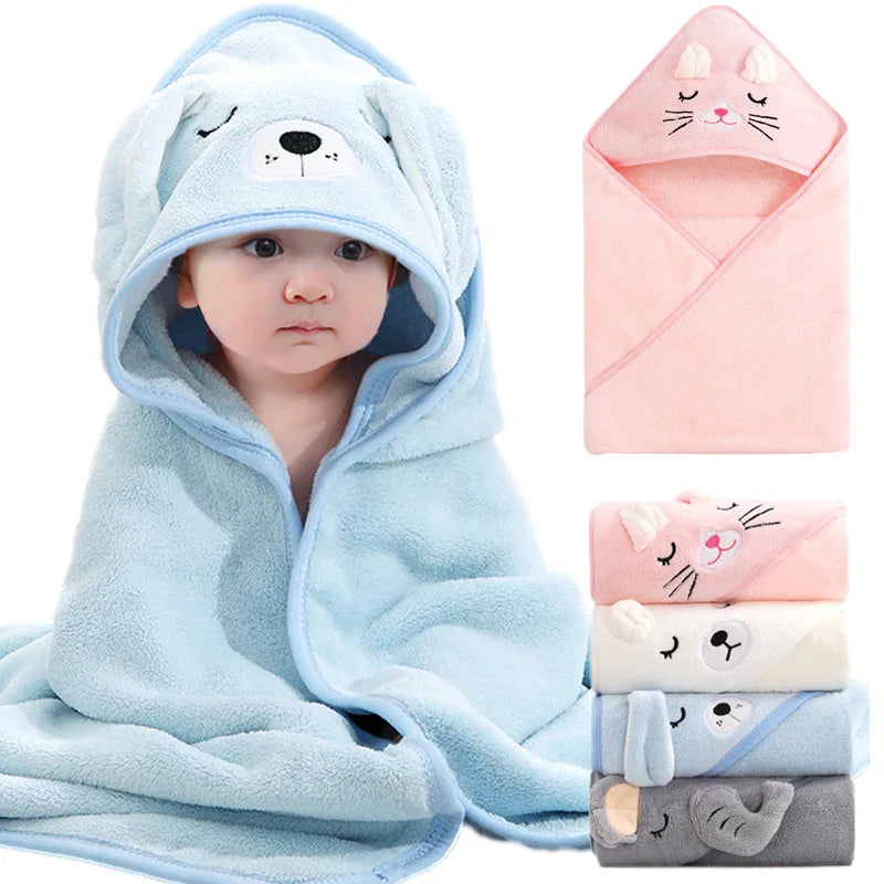 Animal Baby Bath Towels Soft