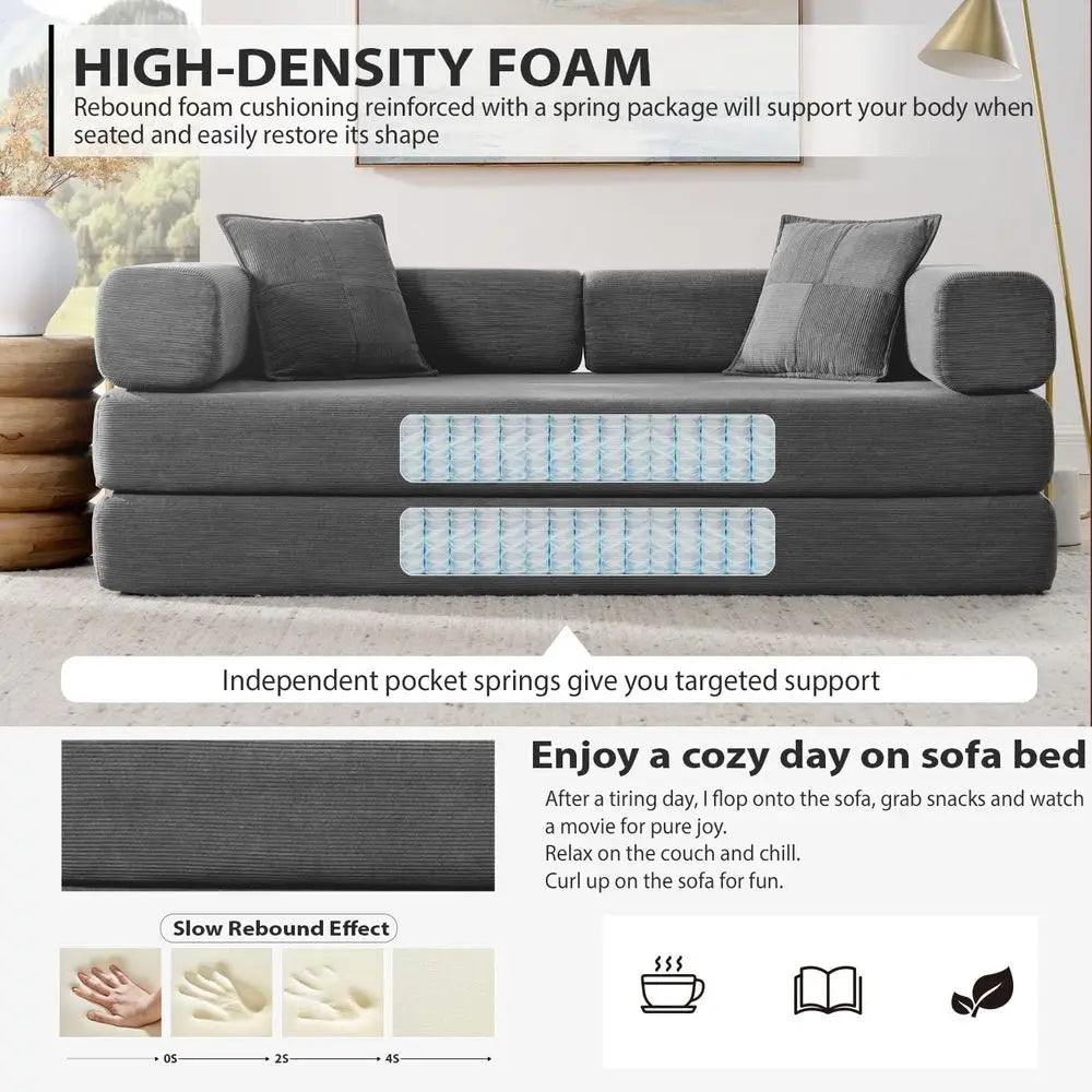 4-in-1 Convertible Sofa Bed
