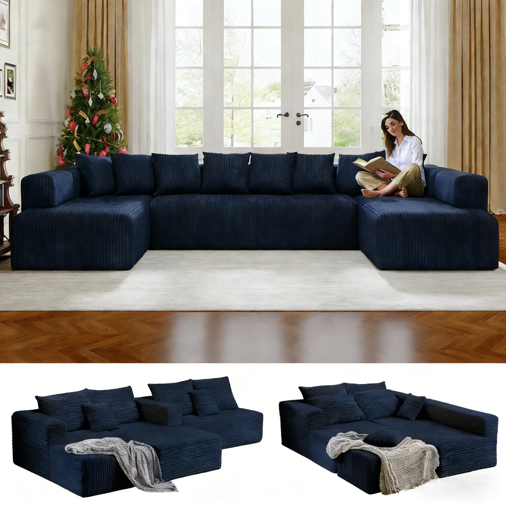 143" x72" -Large U-Shaped Modular