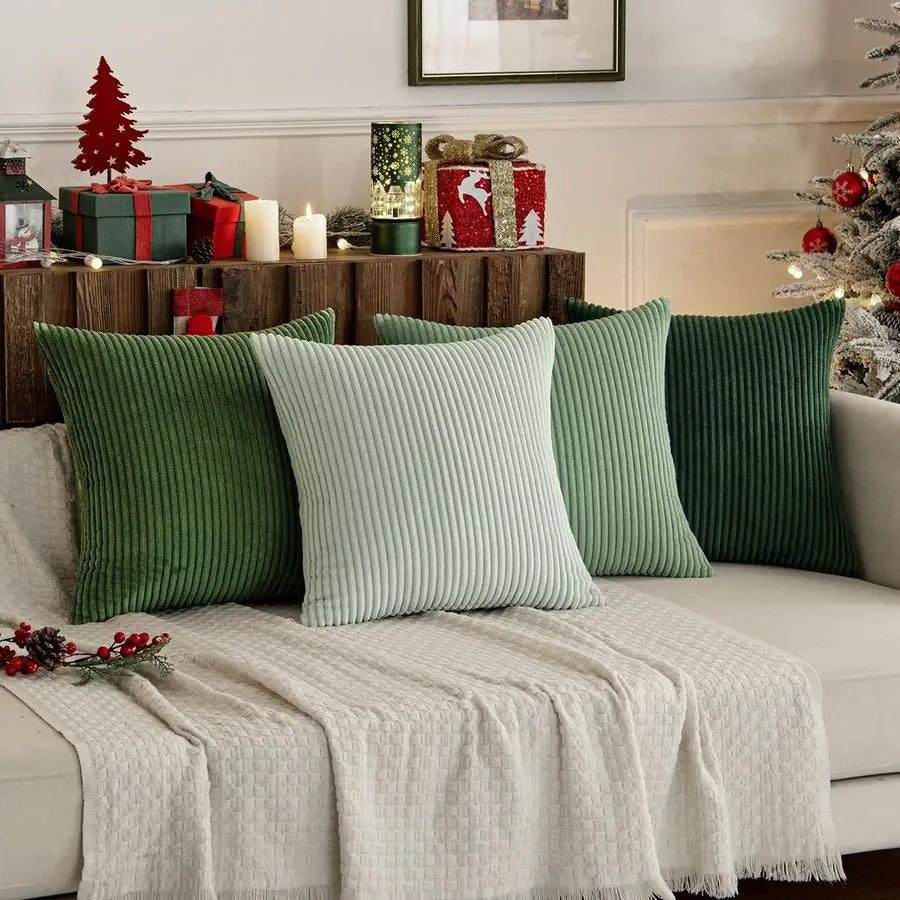 4 Sage Green Pillow Covers 24x24 I