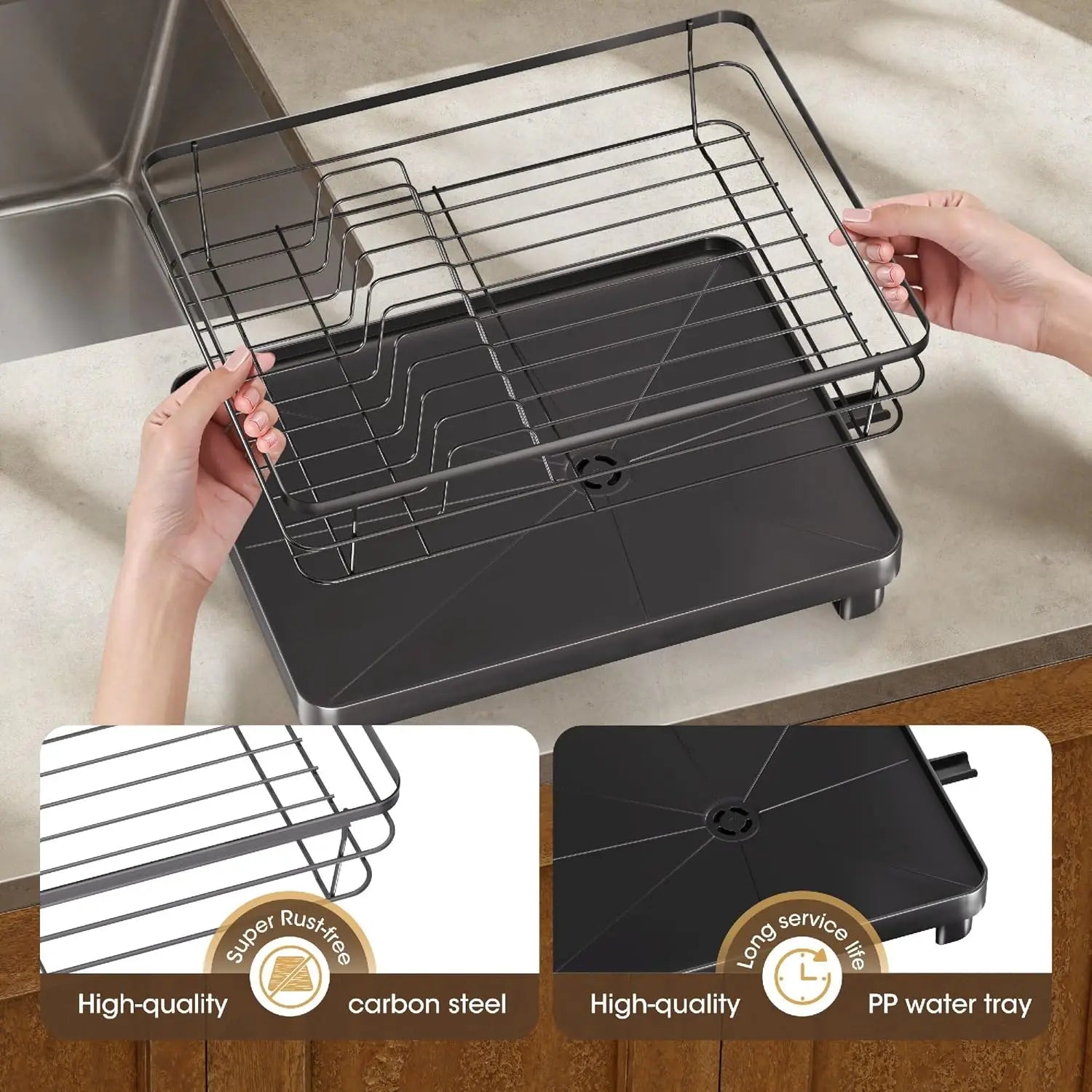 Dish Rack Stainless Steel