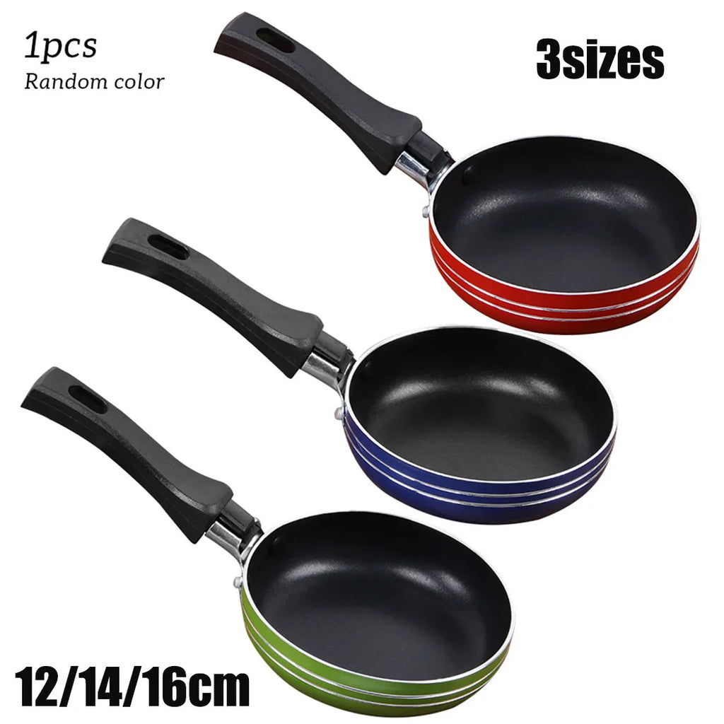 12cm/14cm/16/18cm Mini Frying Pan Non-Stick Steel