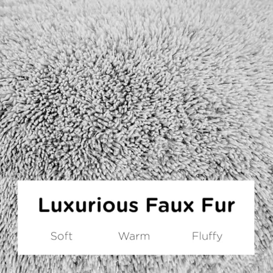 Faux Fur Fluffy Large Round