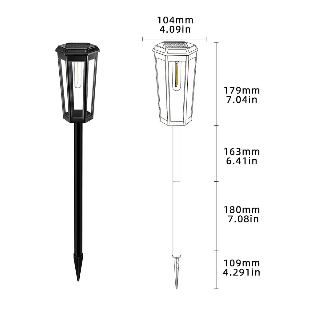1/4/6 Solar Pathway Lights