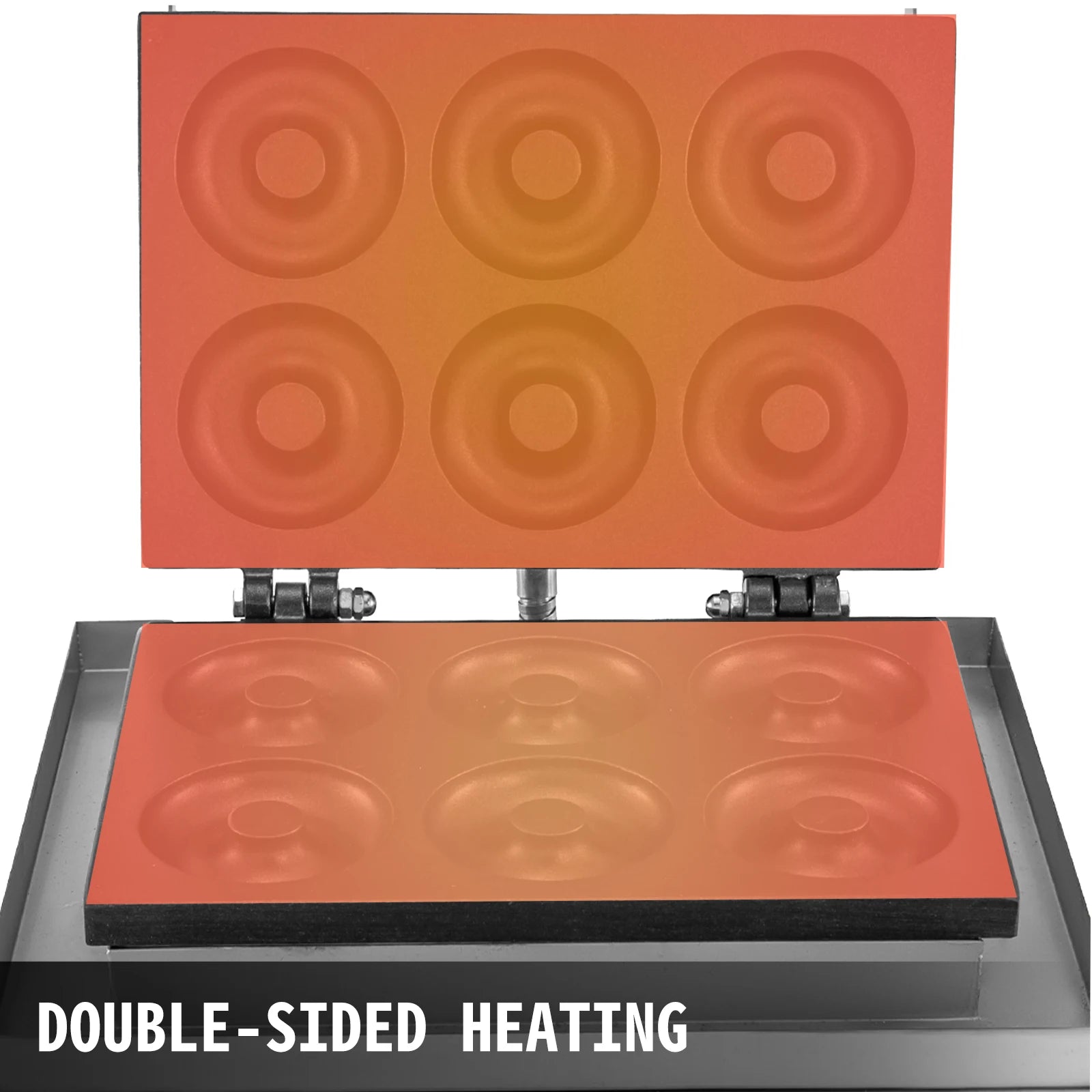 6 Hole Electric Sweet Donut Maker Stainless Commercial