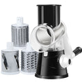 Vegetable Slicer Shredder, 3 Drum Manual Grater