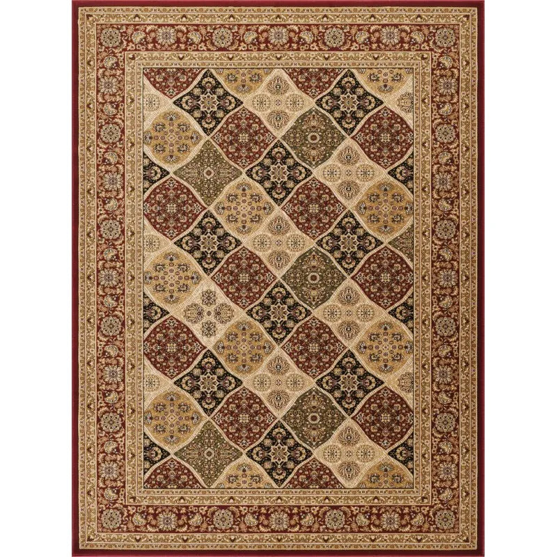 2x3 Red/Tan