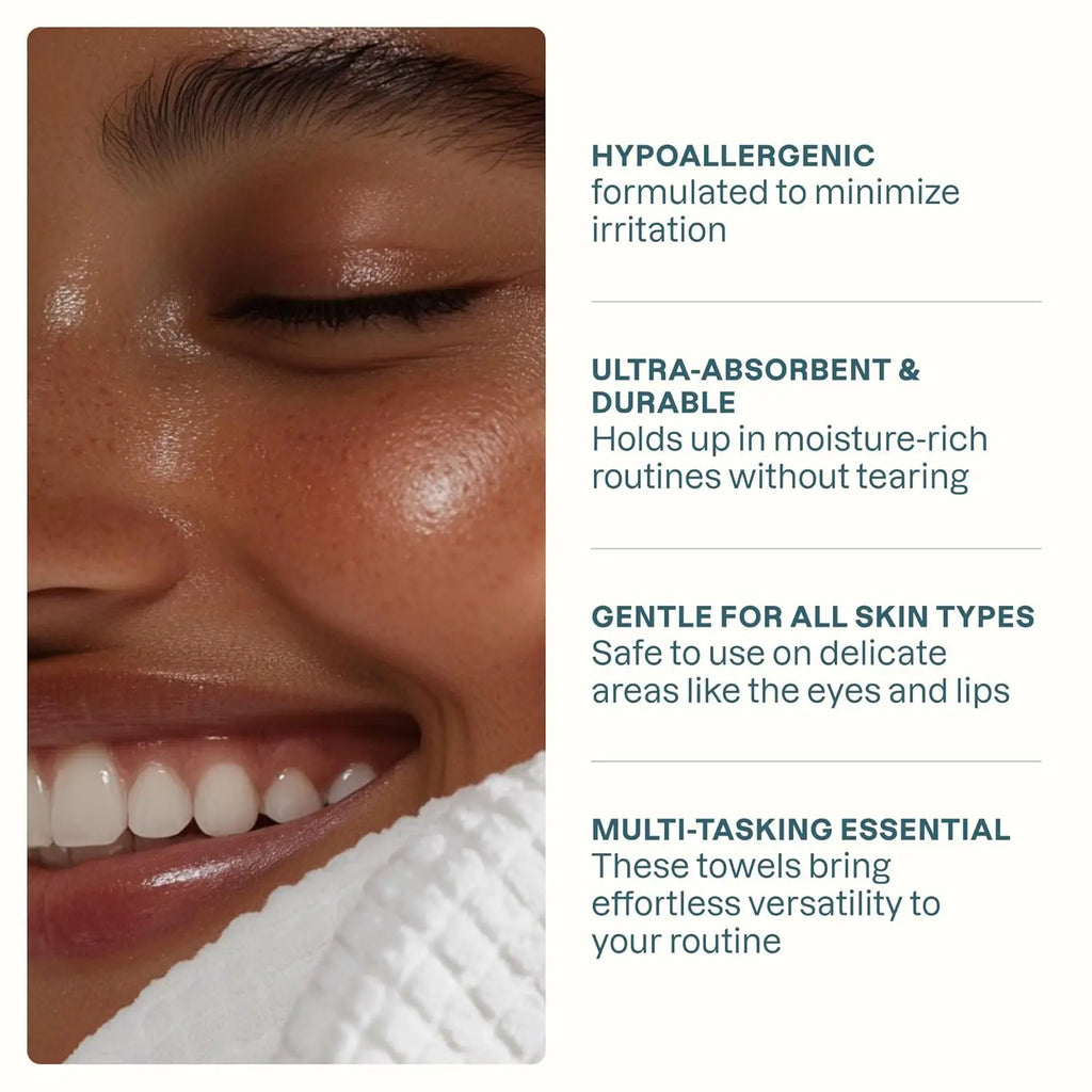 Disposable Face Towels XL, Ultra-Absorben