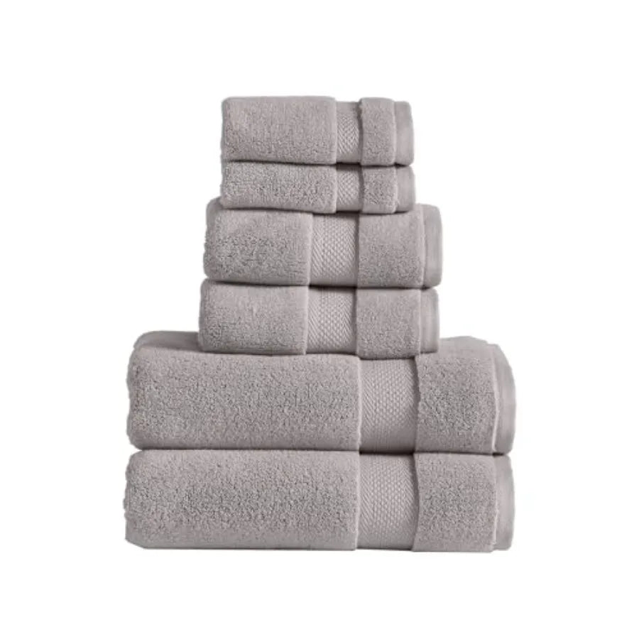 Luxury 6-Piece Quick-Dry Towel Set Plush