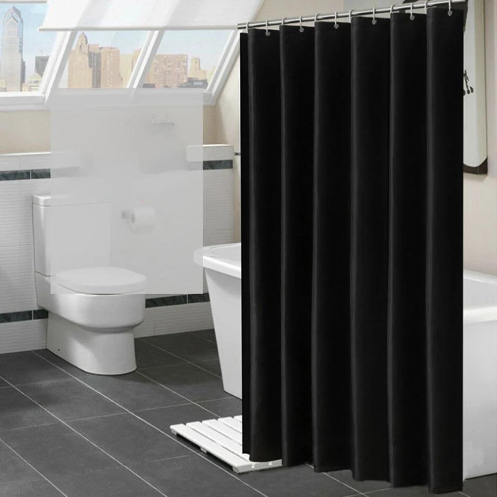 Shower Curtain Solid Color Drape