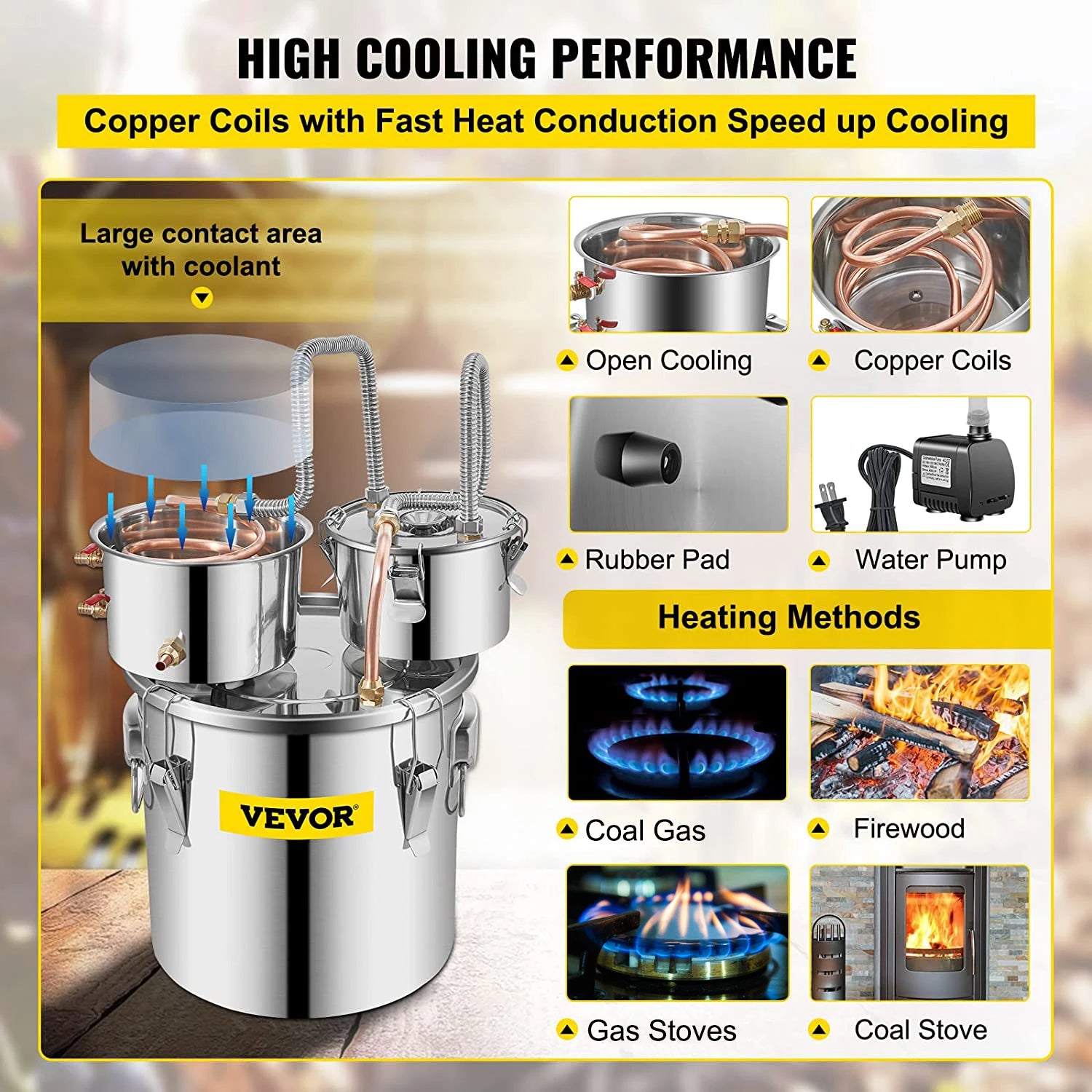 12L 20L 30L 50L Alcohol Brewing Distiller