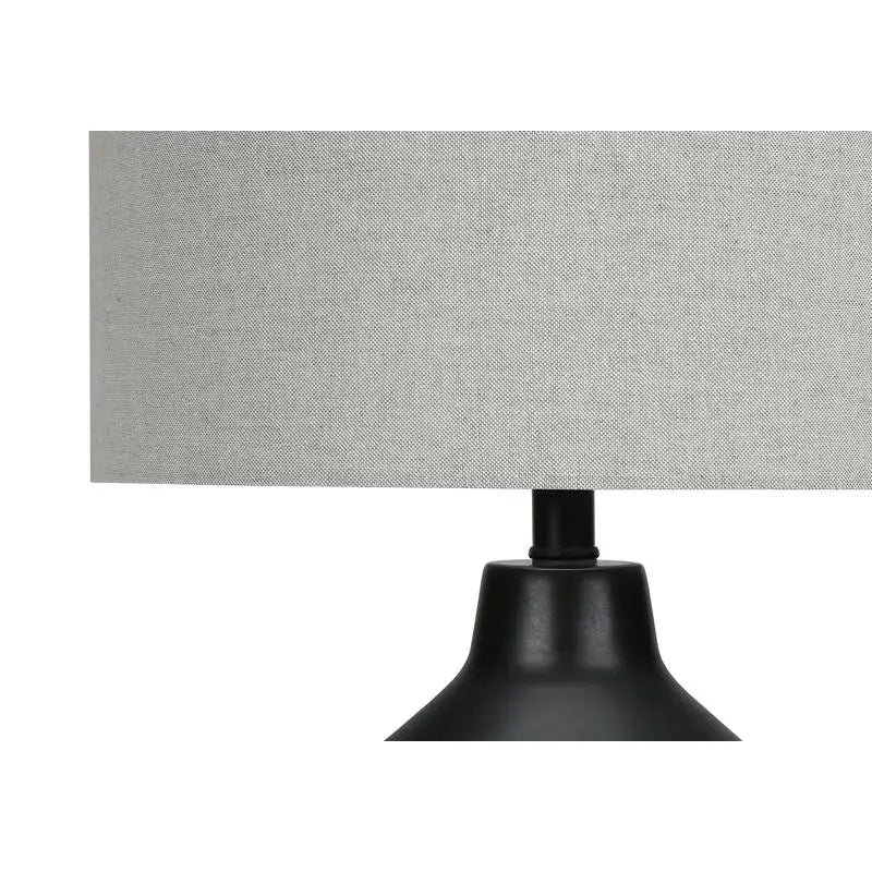 Contemporary 24" Table Lamp Black Concrete