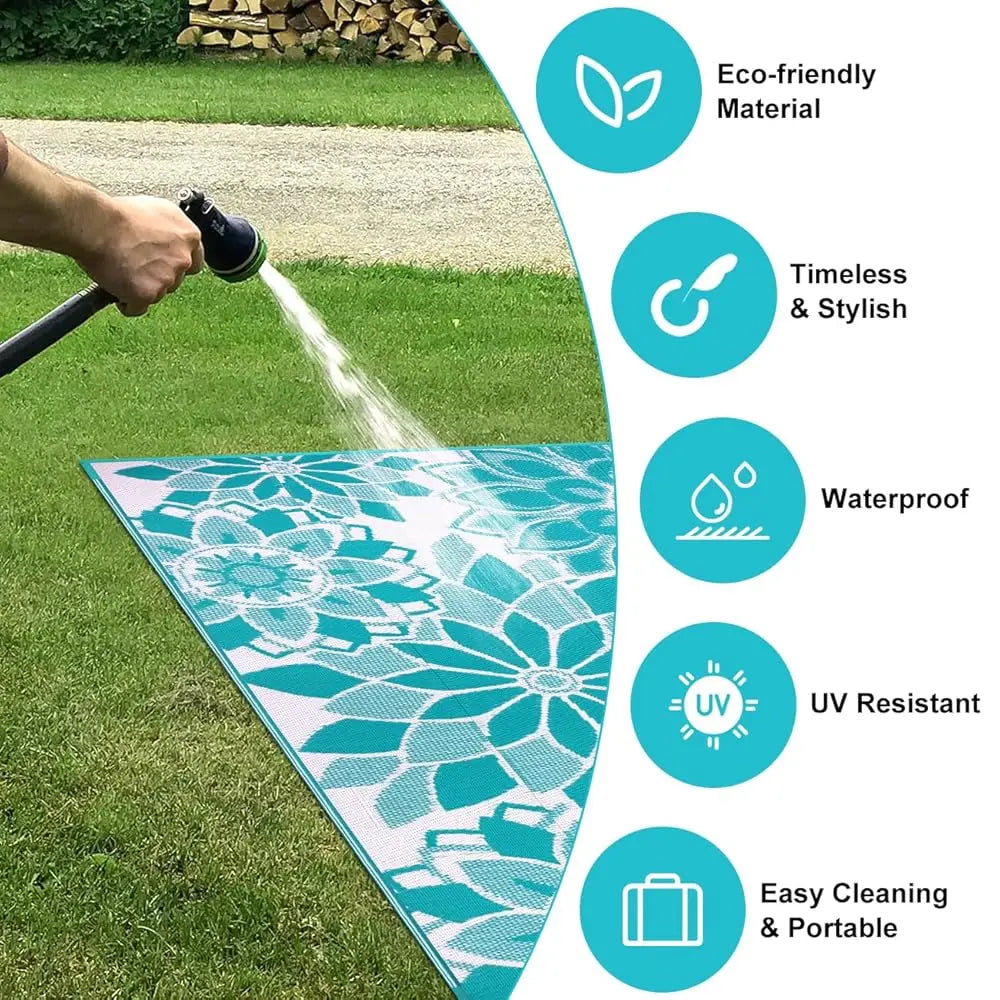 Outdoor Rug 8' X 10' Reversible