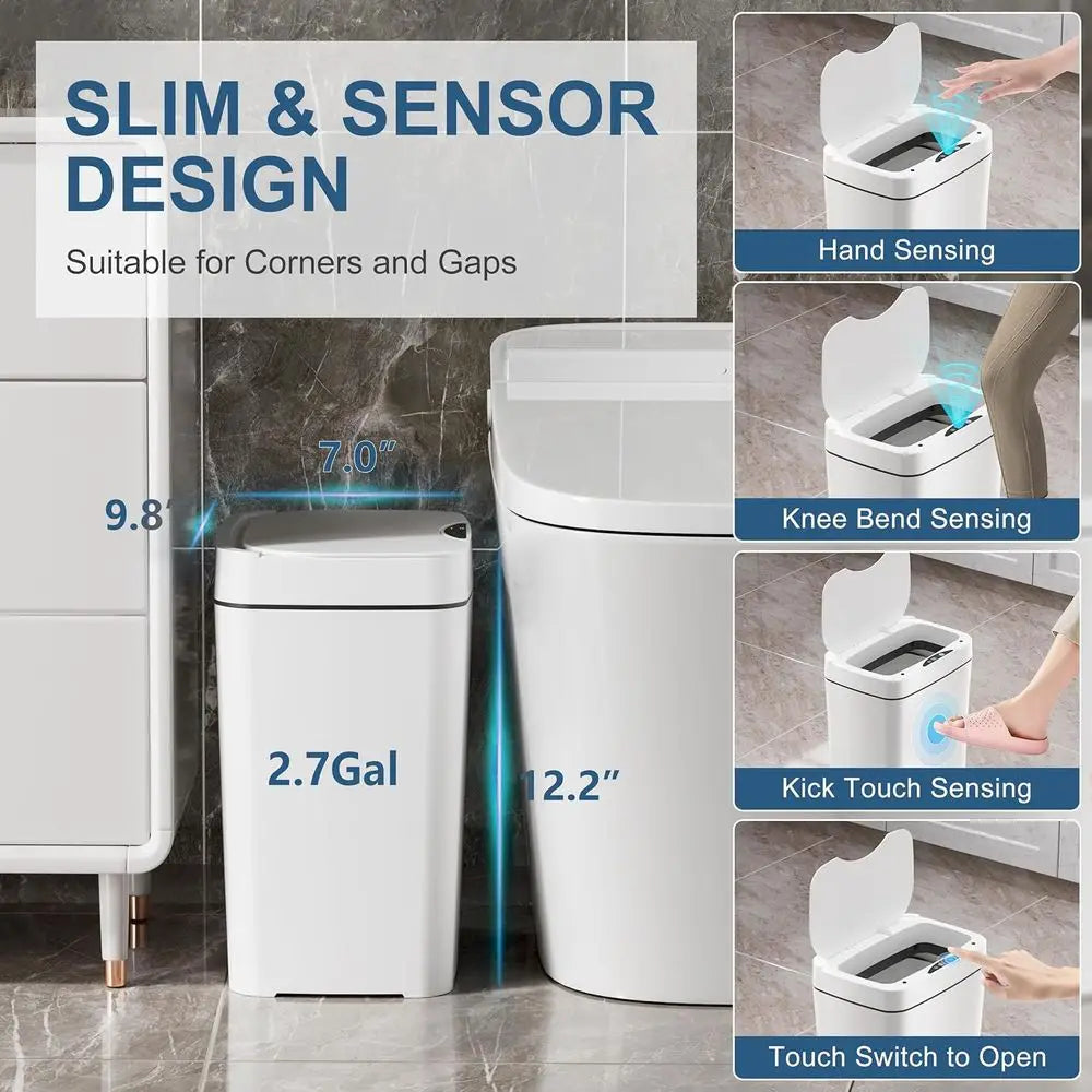 2 Pack 2.7 Gal Can Automatic Small Smart